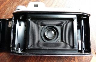 Vtg 50's 'Kodak Tourist ll Folding Camera Leather Field Case Box Near Mint