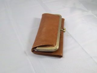 Hobo International Rachel Vintage 'Caramel' Leather Clutch Wallet VI 3356 NWT