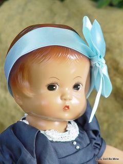 Effanbee Patsy Navy Blue Dress 13 inch Doll Classics Collection