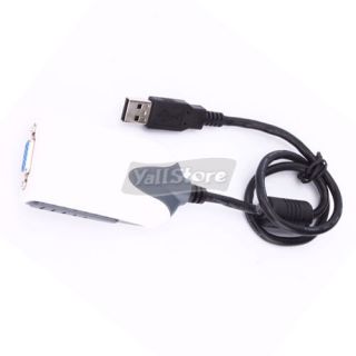 New USB to VGA Display Adapter External Graphic Video Card