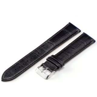 High Quality Mens Genuine Leather Watch Band Strap Replacement 18 20 22mm