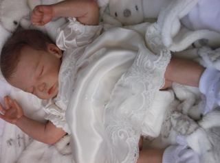 Clare's Babies Beautiful Reborn Baby Girl Doll Hattie by Cassie Brace Peek