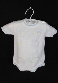 Infant Baby Boy Clothes Knit Bodysuit Sweater 0 to 3 M Carriage Boutiques