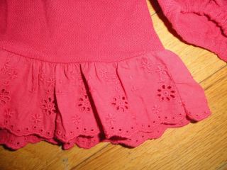 Polo Ralph Lauren Baby Infant Girl Girls 2 PC Cotton Knit Dress 6M