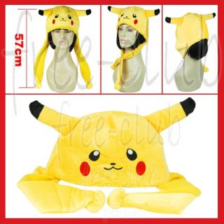 Pokemon Pikachu Cosplay Party Cute Style Beanie Hat Cap