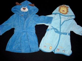 Used Baby Boy Hooded Bath Towels from 0 6 Months to 0 9 Months Lot