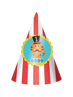 Fisher Price Circus Cone Hats 8 Pack
