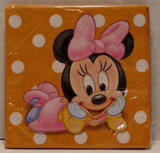 Minnie Mouse 1st Birthday Party 16 Plates Napkins Cups