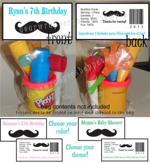 Birthday Party Favor Bags