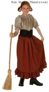 Renaissance Peasant Girl Halloween Costume Medieval Dress Child 91120
