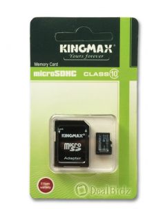 Genuine Kingmax 64GB microSDHC Card Micro SD Adaptor Class 10 SDHC Flash Memory