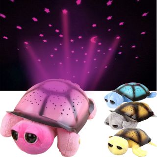 Turtle Twilight Constellation Star Night Sky Light Baby Sleep Aid Toy Projector