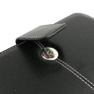 Barnes Noble Nook Color eReader Black Faux Leather Case Cover Sleeve