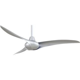 Minka Aire F843 SL Wave Silver 52" Ceiling Fan with Remote Control