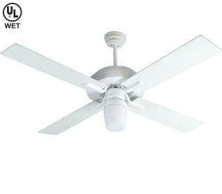 Craftmade 52" South Beach White Wet Rated Outdoor Ceiling Fan
