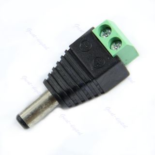 10pc Easy Connector Male for LED Strip Light Lamp 3528 5050 Adapter Power Supply