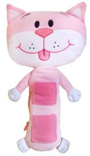 Seat Pets Pink Cat Car Safety Belt Toy