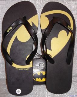 DC Comics Batman Logo Men's Flip Flop Sandals