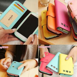 Cell Phone Case Cover Pockets Flip Wallet for Samsung Galaxy S3 i9300 Protector