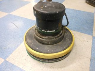 NSS Mustang 17" Electric Floor Scrubber Buffer Polisher Burnisher w Pad