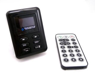 Bluetooth Car FM Transmitter Modulator USB SD MMC LCD Remote Car Kit  Player