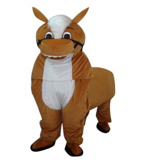 Brown Horse Pony Mascot Costume Fancy Dress