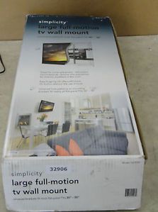 OBN Simplicity Large Full Motion TV Wall Mount SLF1 B1 30" 55"