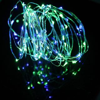 10M 33ft 100 LED USB Fairy String Lights Blue and Green for Xmas Wedding Party