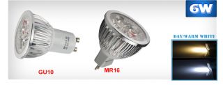 10pcs 6W 4W 2 5W GU10 MR16 SMD LED Light Bulbs Lamps Replace Halogen UK Stock