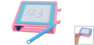 Children Drawing Painting Magnetic Pen Writing Board Tablet Set Light Blue Pink