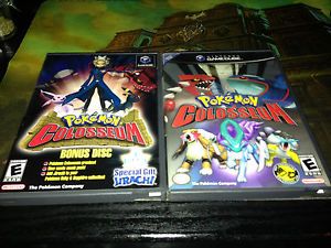 Pokemon Colosseum RARE Pokemon Colosseum Bonus Disc Nintendo GameCube Complete