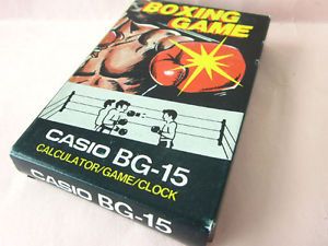 New 80s Casio Boxing Handheld Game Watch Calculator Electronic Retro LCD Jeu