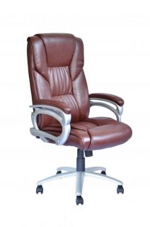 New High Back PU Leather Executive Office Desk Task Computer Chair w Metal Base