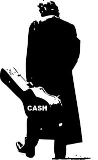 Johnny Cash Walk The Line Wall Art Vinyl Decal Sticker Transfer No Mess