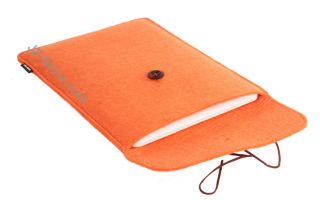Wool Felt Sleeve Case Bag Cover for New iPad Mini Vertical Leather Strap Green
