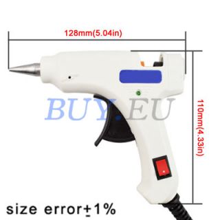 Small hot melt glue gun electric with 12 glue sticks 8 long