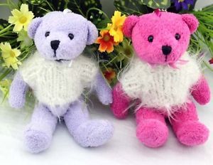 Fashion New Teddy Bear Baby Stuffed Plush Pendant Toy Kids Birthday Gift