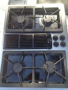 Jenn Air JGD8130 30 in Gas Cooktop 4 Burners with Optional Grill and Griddle