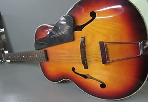 Vintage Harmony Broadway Archtop Acoustic Guitar Model H954 Made in USA