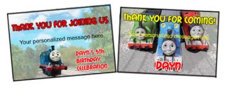 Thomas The Train Tank Birthday Party Invitations Cards Invite Boys Party Supply