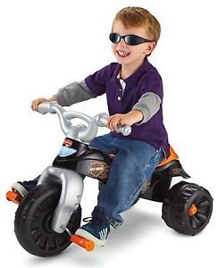 New Fisher Price Harley Davidson Motorcycle Trike Ride on Toy 3 Wheel Bike Kids