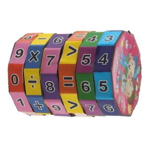 New Children Kids Mathematics Numbers Magic Rubiks Cube Toy Puzzle Game Gift