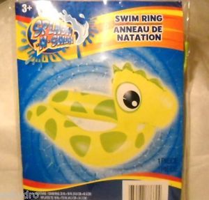 New Dinosaur Inflatable Swim Ring Plastic Pool Water Kids Float Blow Up Toy