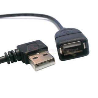 480M USB 2 0 Right Angled 90 Degree A Type Male Female Extension Cable 40cm