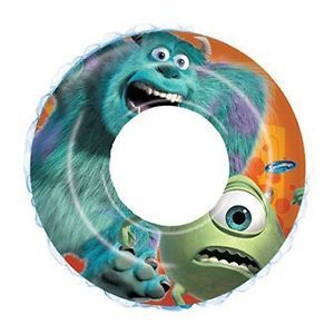 Monsters Inc 3D Licensed Swim Rings Summer Inflatable Pool Kids Inner Tube Toy