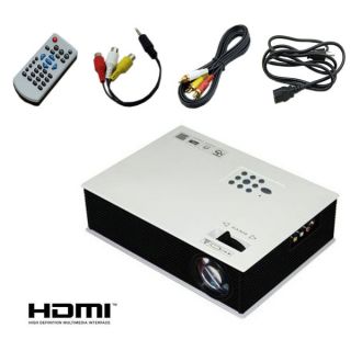 HD Projector 1080p LCD Home Theater Projector 1500 Lumens SD HDMI USB VGA UC80