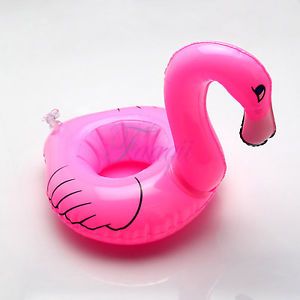 3pcs Flamingo Drink Holder Inflatable Pool Supply Kids Toy Party