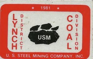 US Steel Mining Company Hard Hat Coal Mining Sticker Decal "Old"