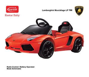 Licensed Lamborghini Ride on Toy Battery Operated Car for Kids Remote Control