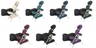 Earthlite Vortex Lightweight Portable Massage Chair Package 7 Color Choice